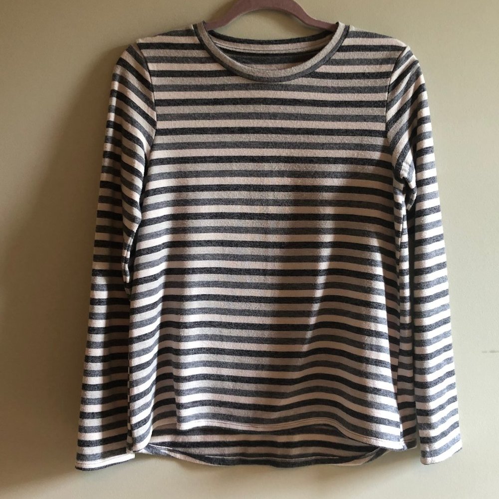 American Eagle Soft & Sexy Plush Stripe Top